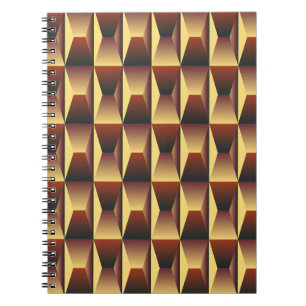 Pattern Stylish Fashion- Geometric Modern Elegant  Notebook
