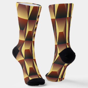 Pattern Stylish Fashion- Geometric Modern Elegant Socks
