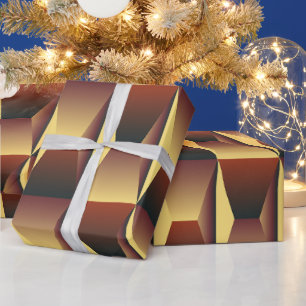 Pattern Stylish Fashion- Geometric Modern Elegant Wrapping Paper