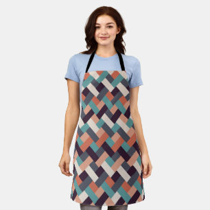Pattern Stylish Fashion- Geometric Modern Vintage Apron