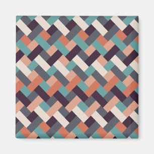 Pattern Stylish Fashion- Geometric Modern Vintage Magnet