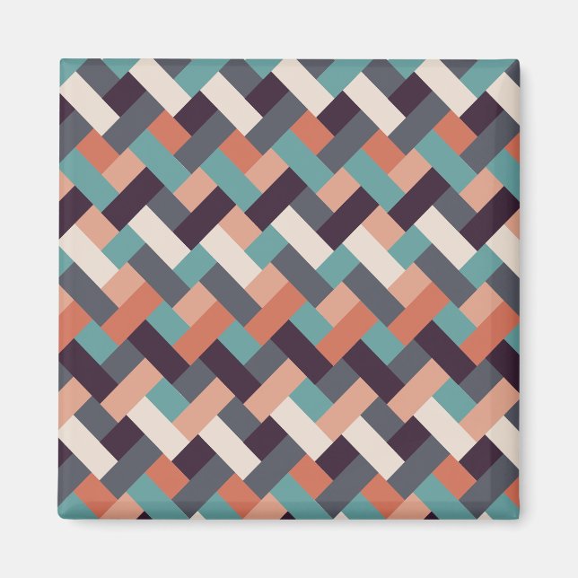 Pattern Stylish Fashion- Geometric Modern Vintage  Magnet (Front)