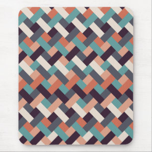 Pattern Stylish Fashion- Geometric Modern Vintage Mouse Mat