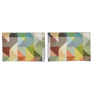 Pattern Stylish Fashion Geometric Vintage Pillowcase