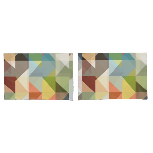 Pattern Stylish Fashion Geometric Vintage         Pillowcase (Front-Set)