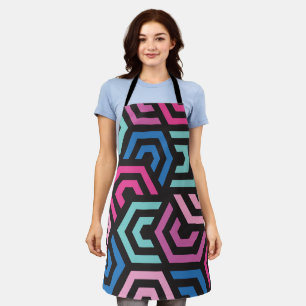 Pattern Stylish Modern- Fashion Geometric colorful Apron
