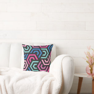 Pattern Stylish Modern- Fashion Geometric colourfu Cushion
