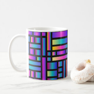 Pattern Stylish Modern- Fashion Geometric Tartan Coffee Mug