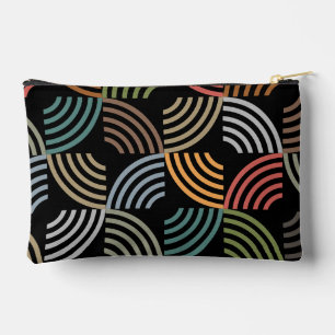 Pattern Stylish Modern- Fashion Geometric Vintage Accessory Pouch