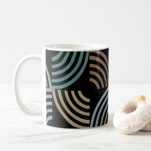 Pattern Stylish Modern- Fashion Geometric Vintage Coffee Mug