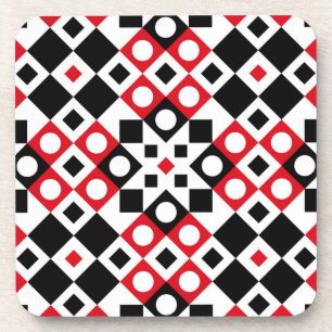 Pattern Stylish Modern Geometric Vintage Coaster