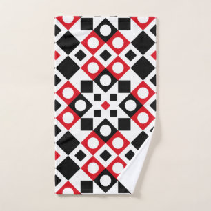 Pattern Stylish Modern Geometric Vintage Hand Towel