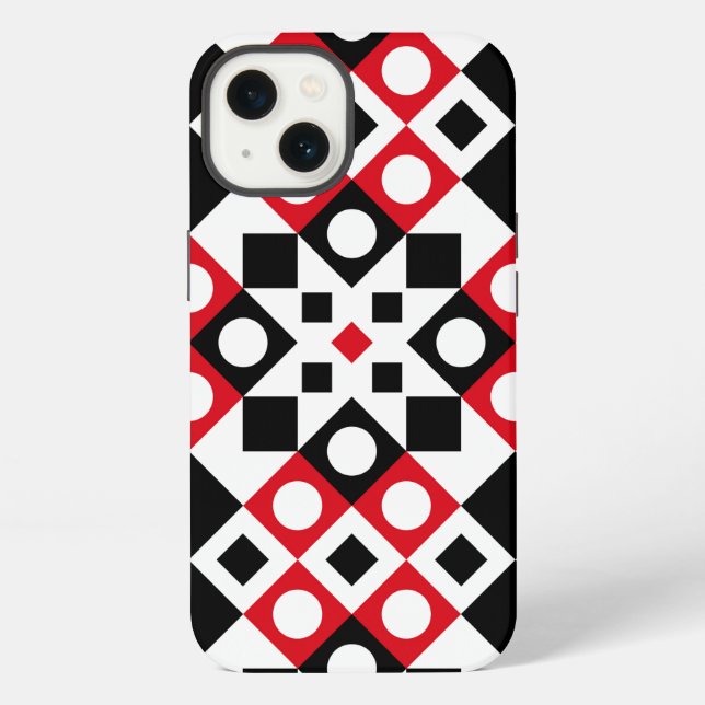 Pattern Stylish Modern Geometric Vintage         iPhone Case (Back)