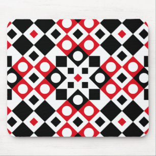 Pattern Stylish Modern Geometric Vintage Mouse Mat