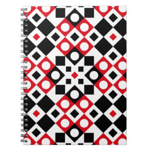 Pattern Stylish Modern Geometric Vintage        Notebook