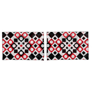 Pattern Stylish Modern Geometric Vintage Pillowcase