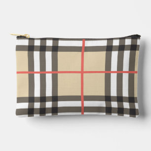 Pattern Stylish Scottish Geometric Fashion   Accessory Pouch