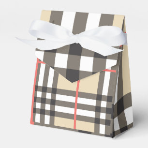 Pattern Stylish Scottish Geometric Fashion Favour Box