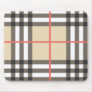 Pattern Stylish Scottish Geometric Fashion Mouse Mat