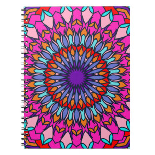  Pattern Summer Fashion Colourful Vintage Trendy   Notebook