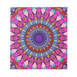  Pattern Summer Fashion Colourful Vintage Trendy   Notepad