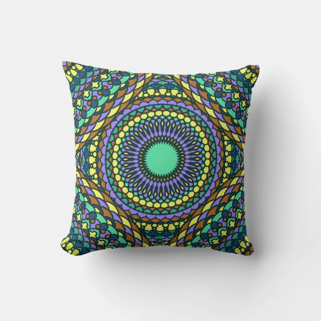Pattern Summer Stylish Colourful Vintage Trendy    Cushion (Front)