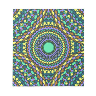 Pattern Summer Stylish Colourful Vintage Trendy    Notepad