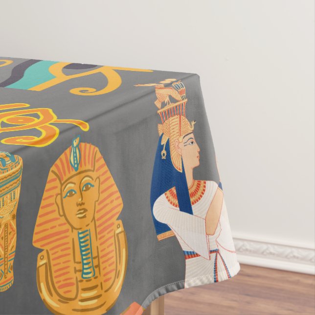 Pattern Symbol Ancient Egyptian Hieroglyphic  Tablecloth (In Situ)