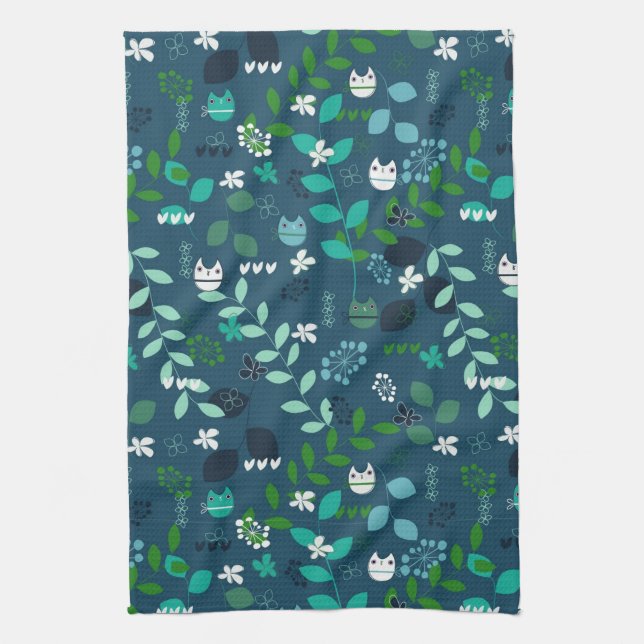 pattern tea towel (Vertical)