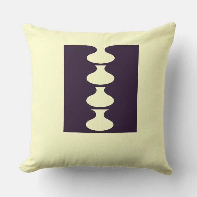 Pattern Throw Pillow (Front)