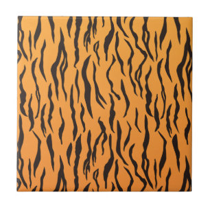 Pattern Tiger Skin Stripes Tile