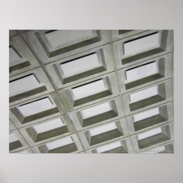 Pattern tile ceiling poster (Front)