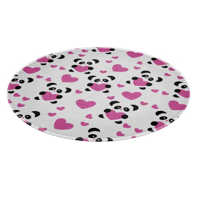 Pattern to the Day of Love Cutting Board (Corner)