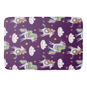 Pattern Unicorn Funny Magic Horse     Bath Mat