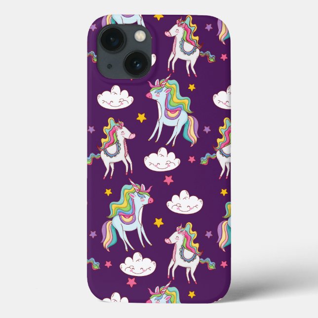 Pattern Unicorn Funny Magic Horse        Case-Mate iPhone Case (Back)