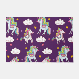 Pattern Unicorn Funny Magic Horse     Doormat
