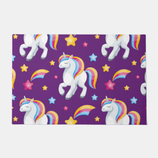 Pattern Unicorn Magic Horse Cute Doormat