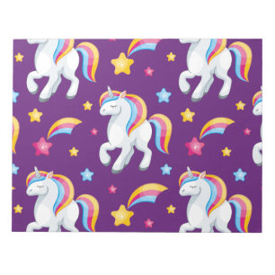 Pattern Unicorn Magic Horse Cute     Notepad