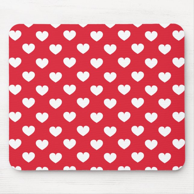 Pattern Valentine Background With Hearts Love      Mouse Mat (Front)