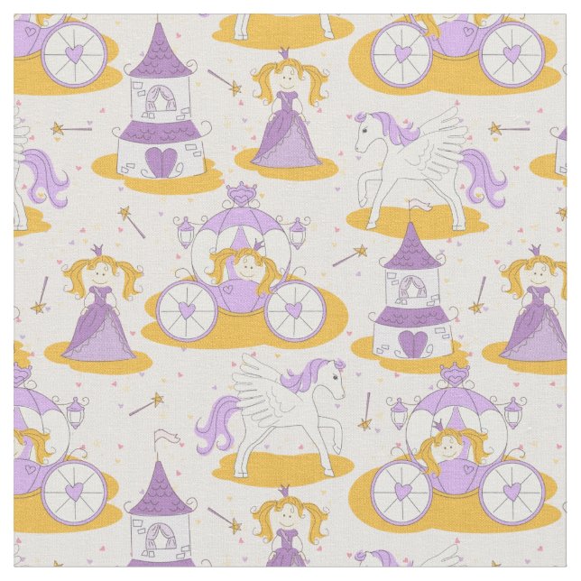 pattern with a princess fabric (Close Up)