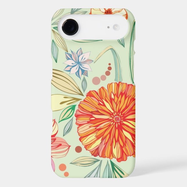 Pattern with asters Case-Mate iPhone case (Back)