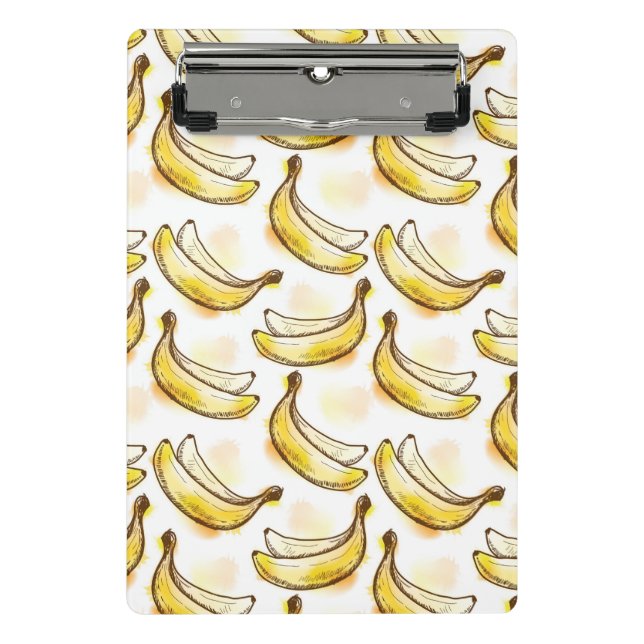 Pattern with banana mini clipboard (Front)