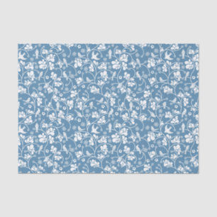 pattern with birds and plants ornament tissue paper