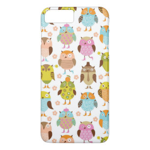 pattern with birds iPhone 8 plus/7 plus case