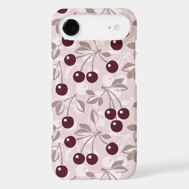 Pattern with Cherries 2 Case-Mate iPhone Case (Back)