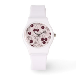 Pattern with Cherries 2 Watch