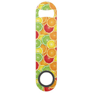 Pattern with citrus fruits