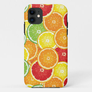 Pattern with citrus fruits iPhone 11 case