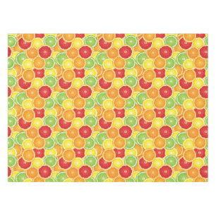 Pattern with citrus fruits tablecloth