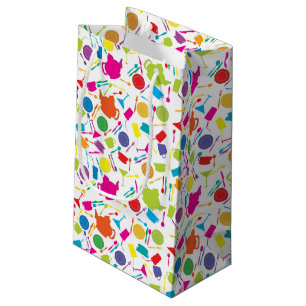 Pattern With Coloured Kitchen Stuff Small Gift Bag